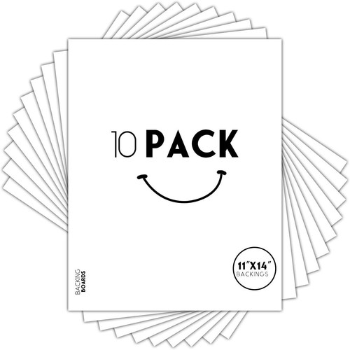 11x14 white backing board - backing,
